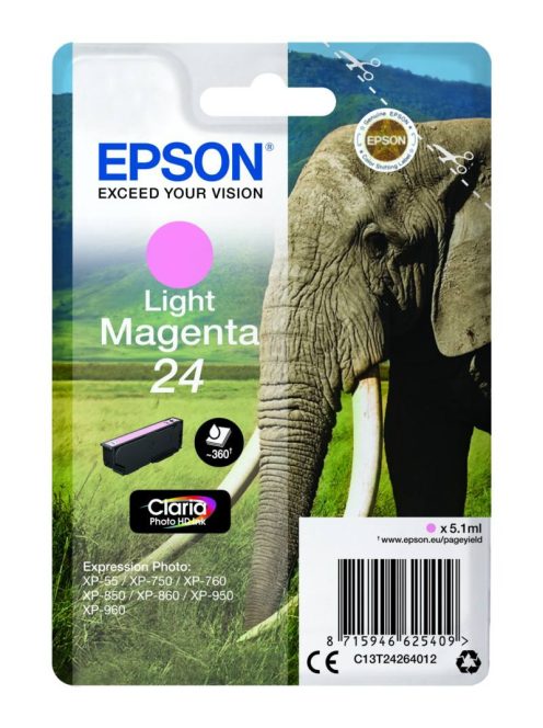 Epson T2426 Cartridge Light Magenta 5.1ml 24 (Original)