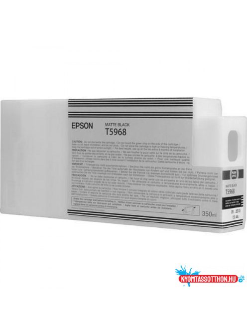 Epson T5968 Patron Matt Black 350ml (Eredeti)