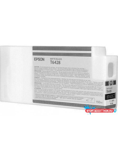 Epson T6428 Patron Matt Black 150ml (Eredeti)