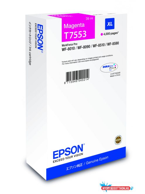 Epson T7553 Patron Magenta 4K /o/