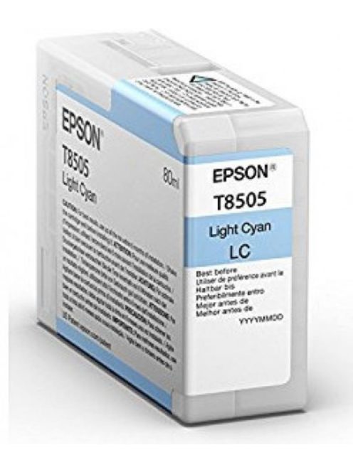 Epson T8505 Patron Light Cyan 80 ml /original/