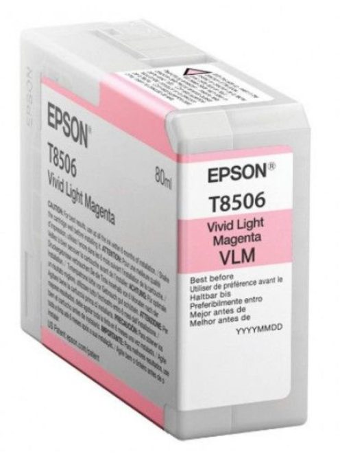 Epson T8506 Cartridge Light Magenta 80 ml / original /