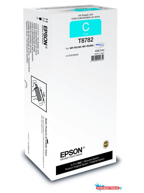 Epson T8782 Patron Cy 50K (Eredeti)