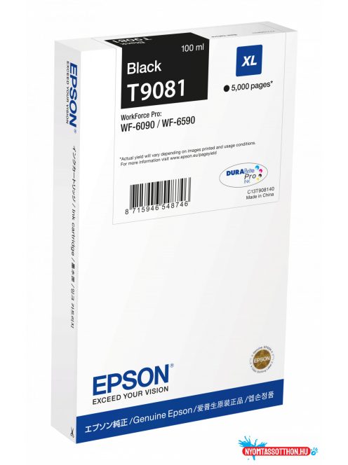 Epson T9081 Patron Black 5K /o/