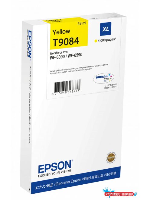 Epson T9084 Patron Yellow 4K /o/