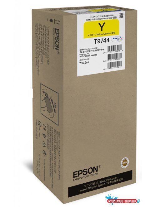 Epson T9744 Patron Yellow 84K /o/