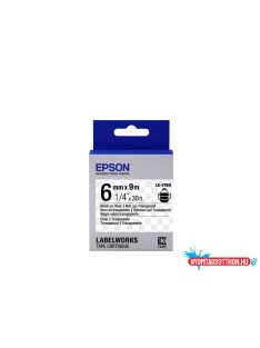 Epson LK-2TBN Black/Transparent 6mm szalag(9m)