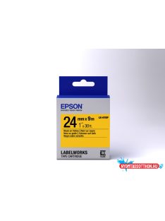 Epson LK-6YBP Black/Yellow 24mm szalag (9m)