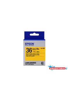 Epson LK-7YBP Black/Yellow 36mm szalag (9m)