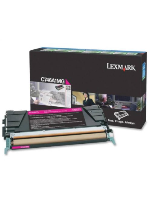 Lexmark C746 / C748 Return Toner Magenta 7K (Original) C746A1MG