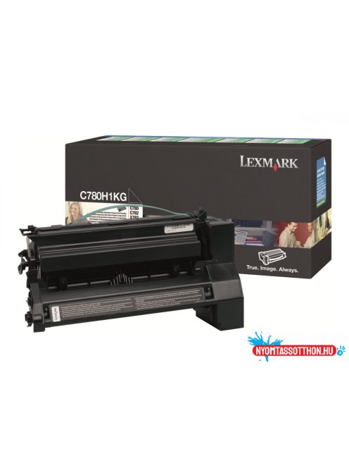 Lexmark C78x/X782 High Return Toner Black 10.000 oldal (Eredeti) C780H1KG