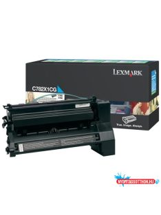   Lexmark C782/X782e Extra High Return Toner Cyan 15.000 oldal (Eredeti) C782X1CG