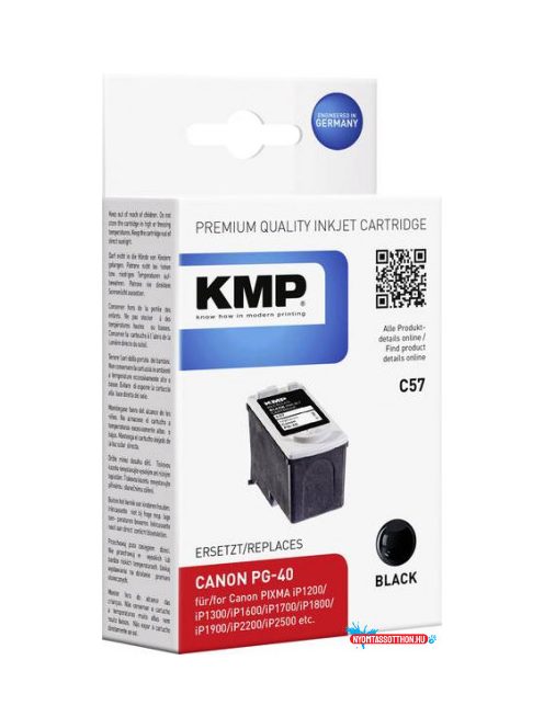 CANON PG40 BLACK KMP (utángyártott)