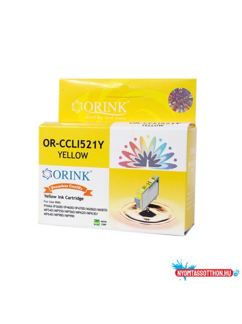 Canon CLI521 tintapatron yellow ORINK