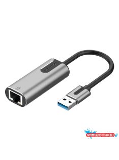   Vention USB-A 3.0 -> RJ45, (Gigabit Ethernet,szürke) 0,15m, adapter