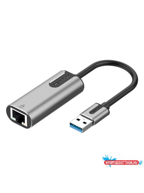 Vention USB-A 3.0 -> RJ45, (Gigabit Ethernet,szürke) 0,15m, adapter