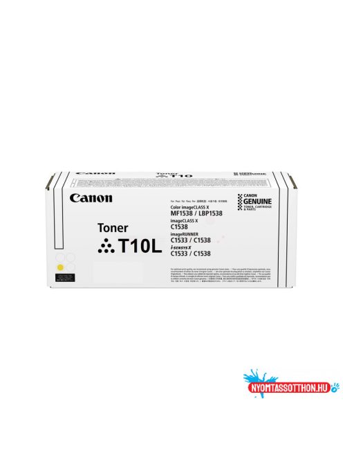 Canon T10L Toner Yellow 5.000 oldal kapacitás