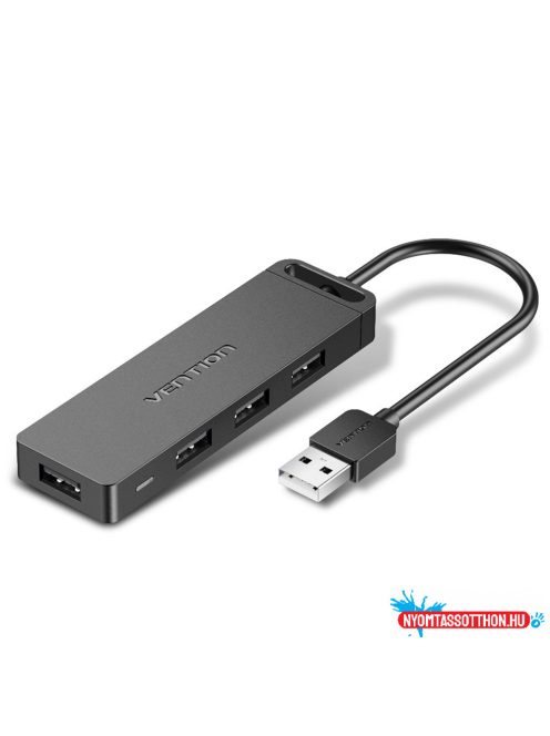 VENTION 4-Port USB 2.0 Hub táppal 0.15M Black