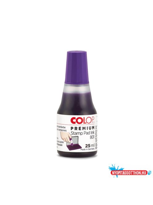 Bélyegzõfesték C 801/25 ml, Colop lila