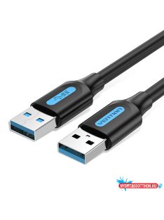 Vention USB-C 3.0/M, 1m, (fekete, PVC), kábel