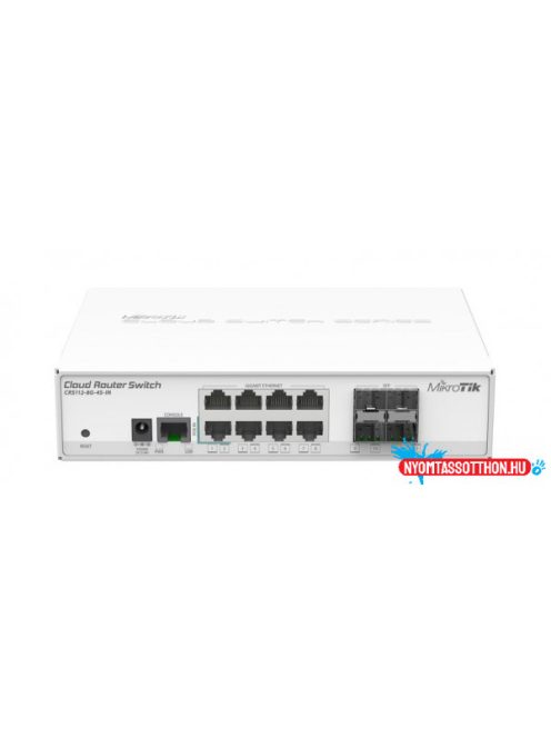 MikroTik CRS112-8G-4S-IN 8port GbE LAN 4port SFP uplink Cloud Router Switch