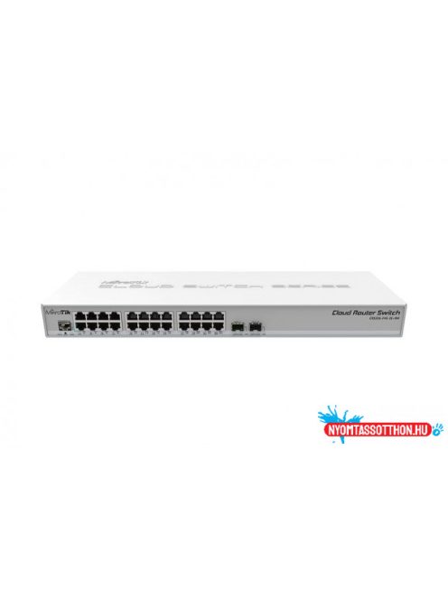 MikroTik CRS326-24G-2S+RM 1U 19 24port GbE LAN 2x SFP+ uplink Cloud Router Switch