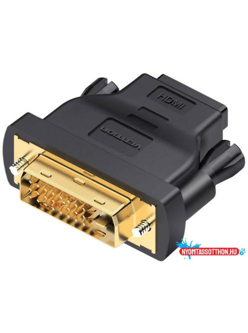 Vention DVI(24+1)/M -> HDMI/F, (fekete), adapter