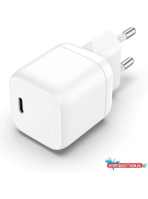 VENTION 1-port USB-C Töltő(30W)White