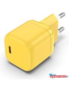 VENTION 1-port USB-C Töltő(30W)Yellow