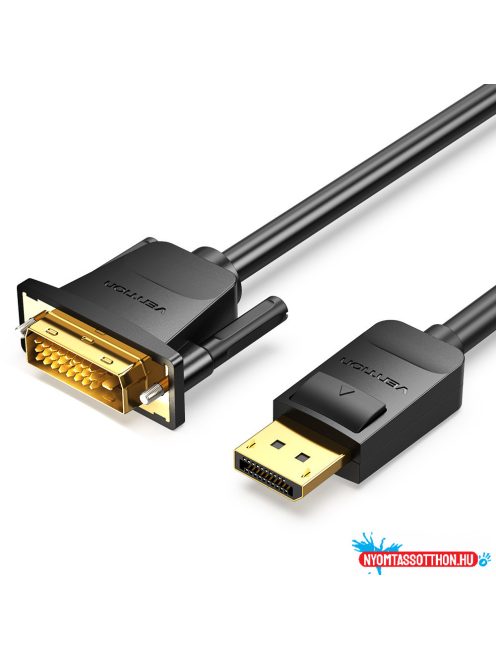 VENTION KÁBEL DP to DVI Kábel 1M Black