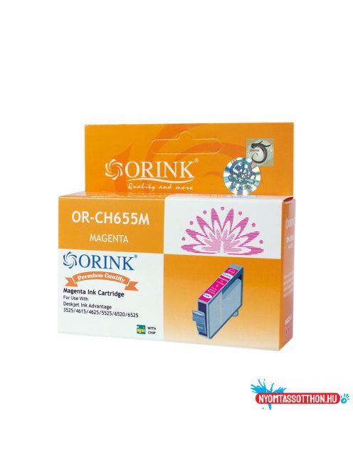 Hp 655/CZ111AE tintapatron magenta ORINK