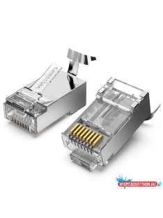 VENTION Cat.7 FTP RJ45 Dugó Átlátszó 50 Pack