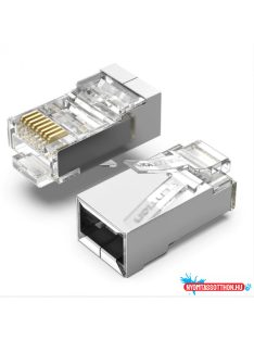 VENTION Cat.6A UTP RJ45 Dugó Átlátszó 50 Pack