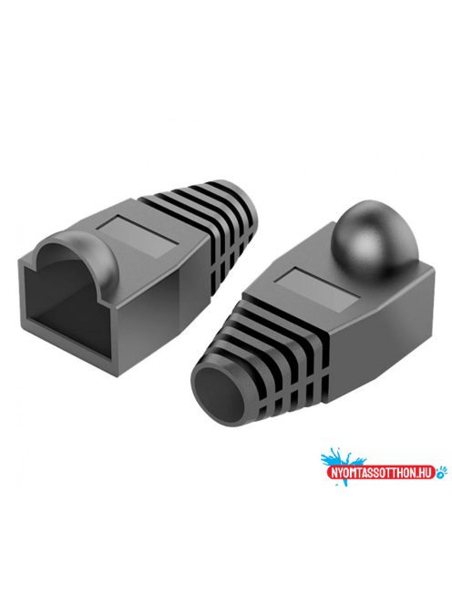 VENTION RJ45 Védőburkolat Black PVC Type 50 Pack