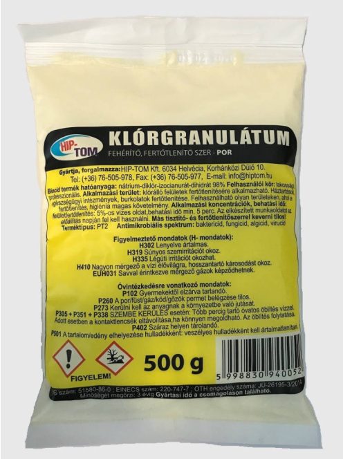 Klórgranulátum fertőtlenítőszer 500g