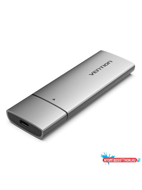 VENTION M.2 SSD ház(USB 3.1 Gen 2-C) szürke