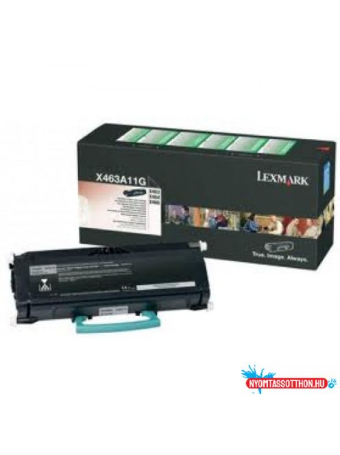 Lexmark X46X Extra High Return Toner 15.000 oldal (Eredeti) X463X11G