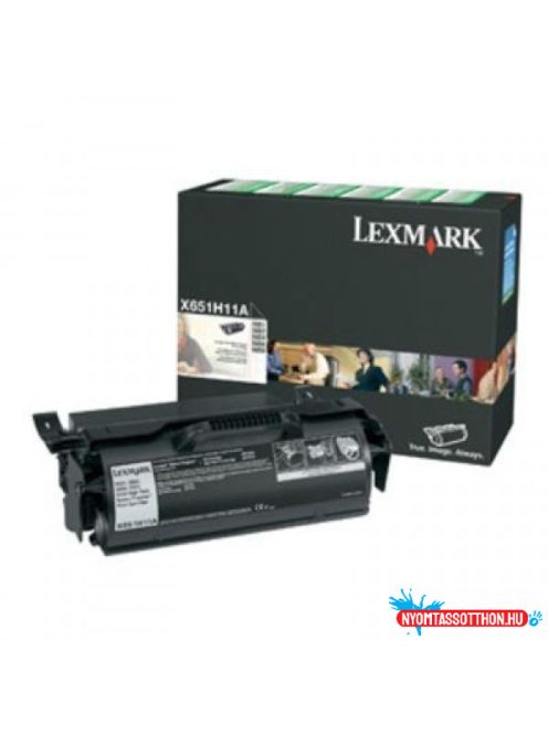 Lexmark X65x Return Toner 7.000 oldal (Eredeti) X651A11E