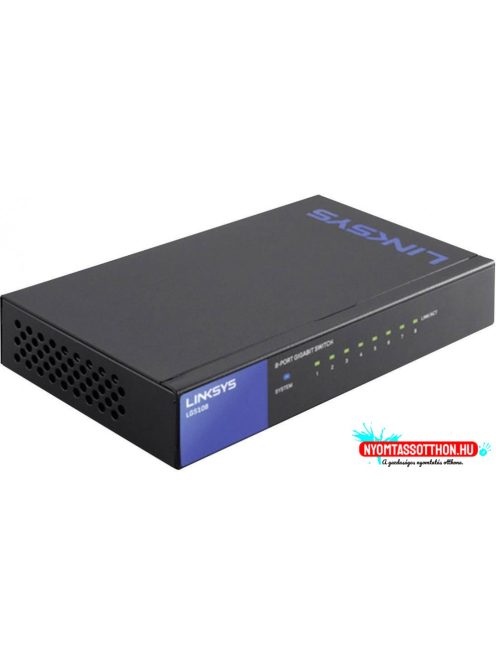 LINKSYS Switch LGS108-EU 8-Port Gigabit üzleti, asztali