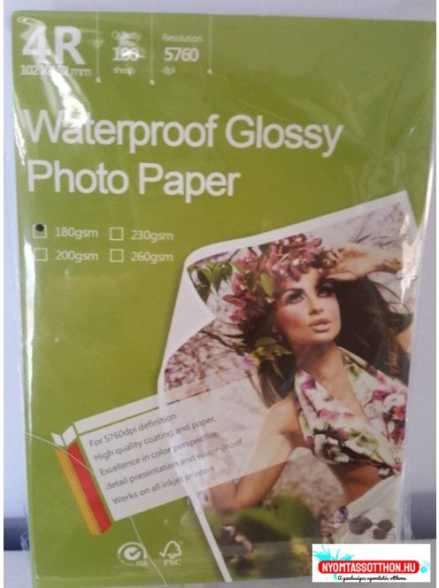 Glossy photo paper RC SATIN A4 260gr / 80db