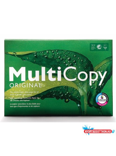 Másolópapír A3, 100g, Multicopy Original 500ív/csomag,