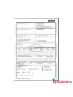   CMR nemzetközi fuvarlevél A4, 4lapos garnitúra B.cm,R/4 Bluering(R)