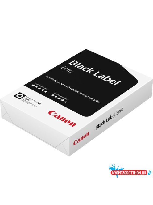 Másolópapír A4, 80g, Canon Black Label Zero 500ív/csomag,