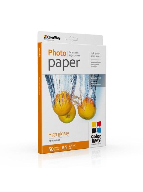 COLORWAY Hi Glos Ph paper A4 200g50db