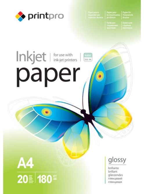 Photo Paper ColorWay PrintPro high glossy 180 g / m², A4, 20 sheets