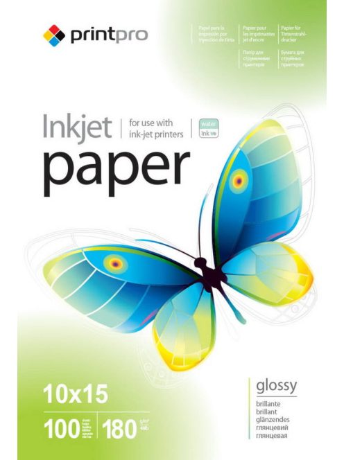 Photo Paper ColorWay PrintPro high glossy 180 g / m², 10х15, 100 sheets PGE1801004R