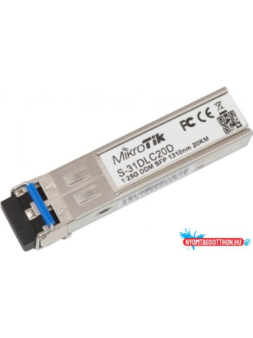 MikroTik SFP modul 1.25G SM 20km 1310nm