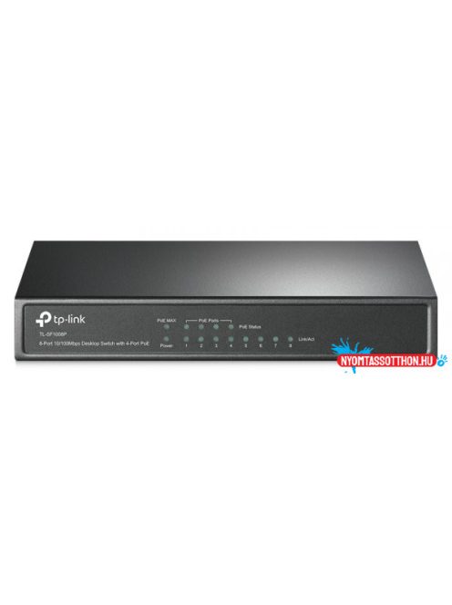 TP-LINK TL-SF1008P 8-Port 10/100Mbps Desktop Switch