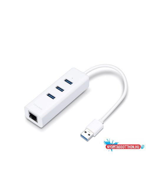 TP-LINK UE330 USB hub és gigabites ethernet átalakító