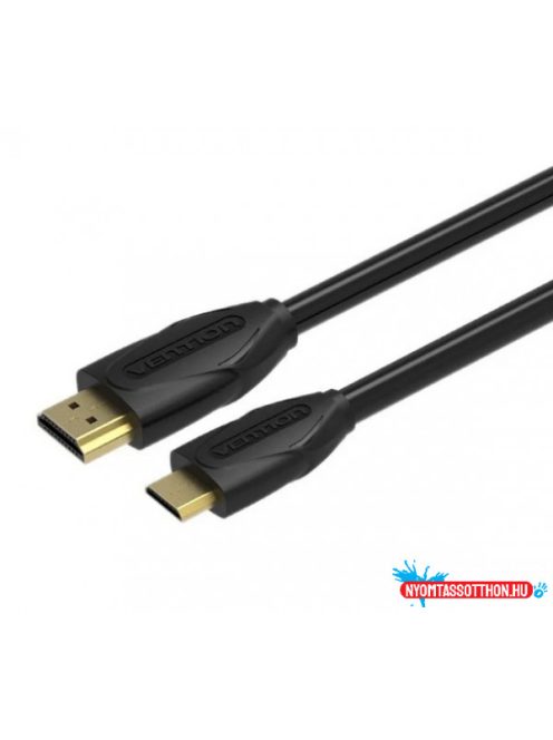 Vention mini HDMI/M -> HDMI/M, (fekete) 2m, kábel